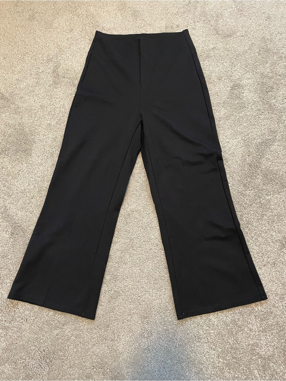 Halara Black Wide Leg Pants Women’s Small Regular High Rise Stretch